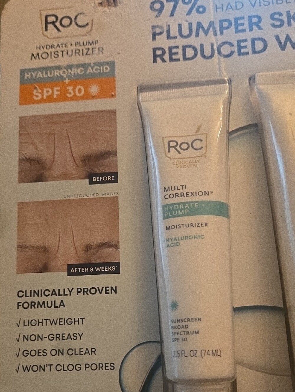 RoC Multi Correxion Hydrate + Plump Moisturizer SPF 30 — White - Picture 2 of 4